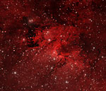 Cave Nebula, Sharpless 2-155